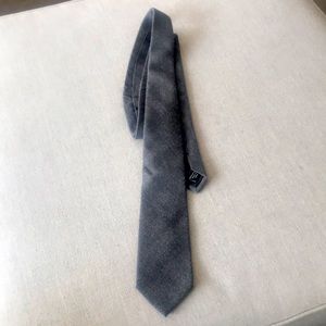 LIKE NEW J. Crew 100% Cotton Tie Gray